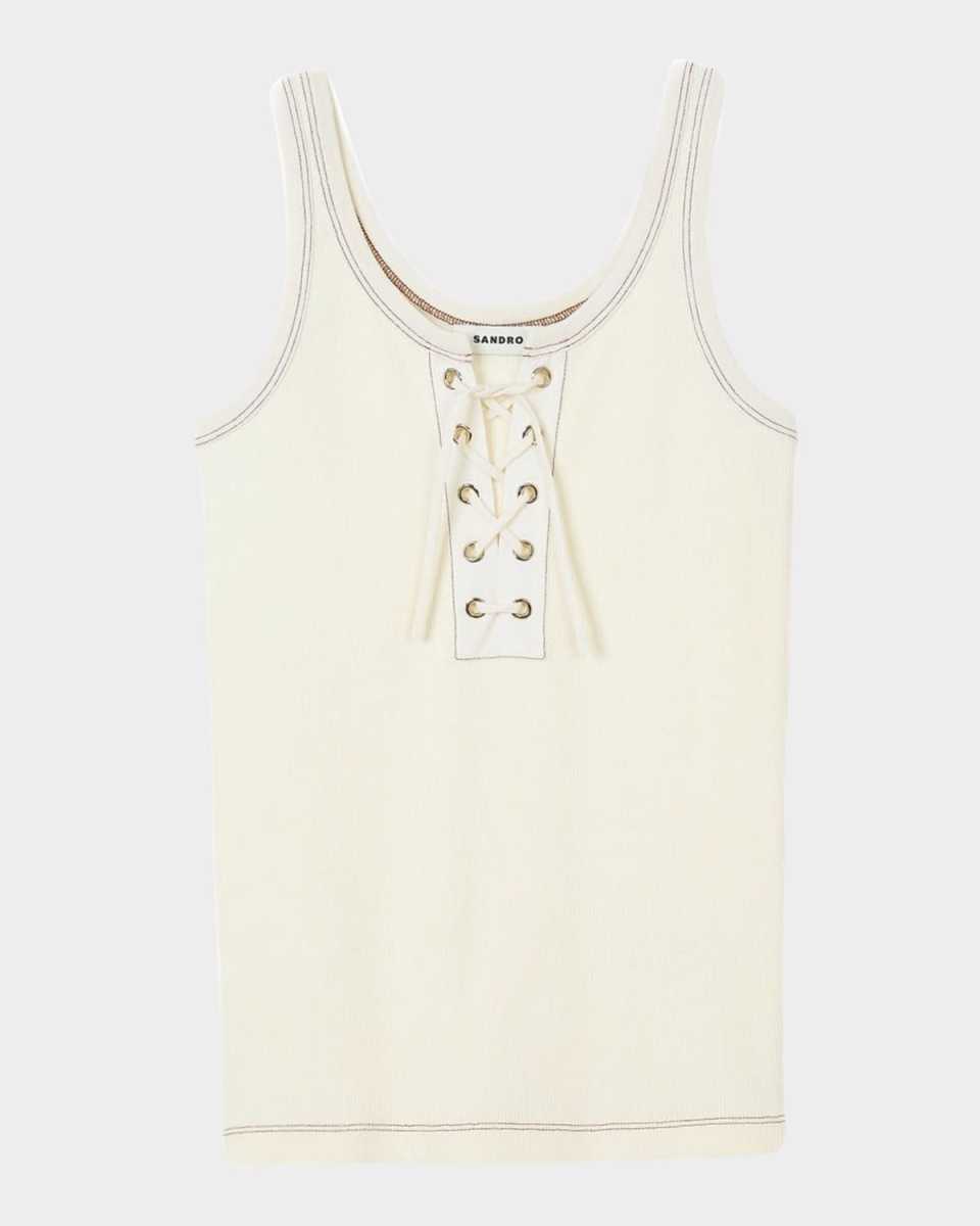 Safari Lace-Up Tank Top